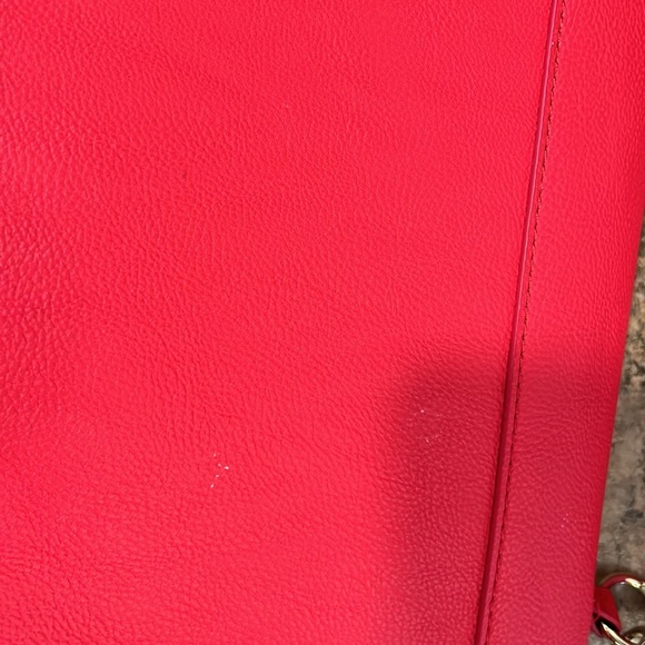 Betsy Johnson Red Animal Print Bow Satchel - Picture 11 of 14